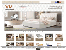 Tablet Screenshot of meble-varsovia.pl